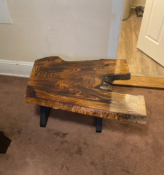Torched Coffee Table