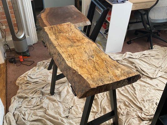 Silver Ambrosia Maple Desk